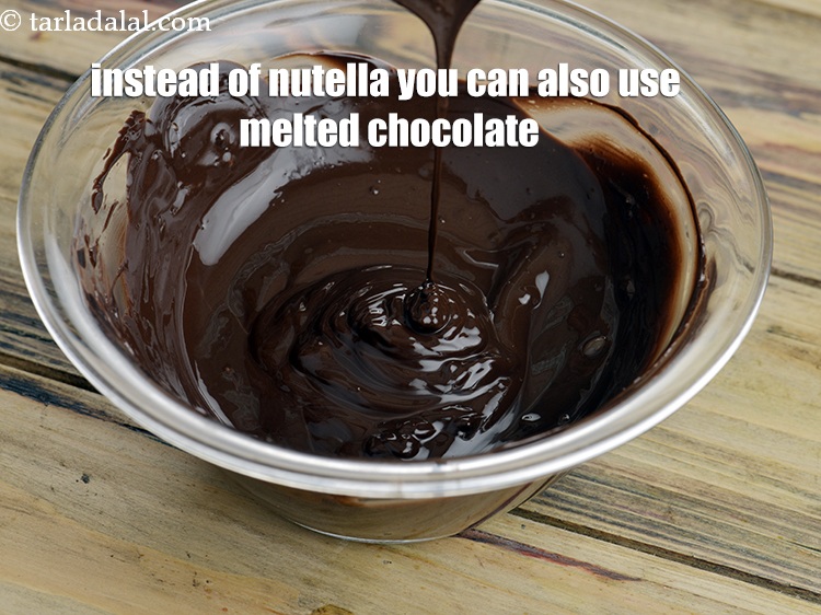 Step 13 – Instead of Nutella you can also use melted chocolate.&nbsp;