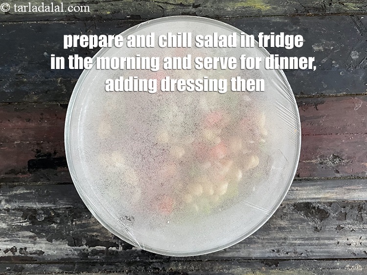 Step 48 – You can chill the salad without the dressing in the fridge for many hours. Prepare …