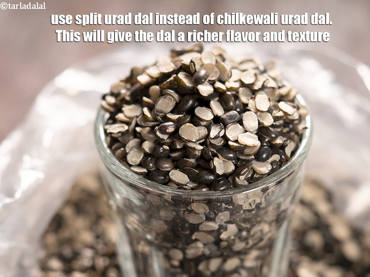 Step 31 – Use split urad dal instead of chilkewali urad dal. This will give the dal a …