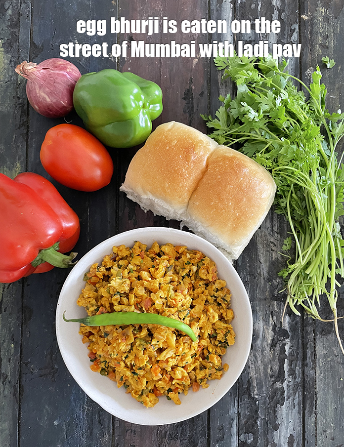 स्टेप 29 – मुंबई की सड़कों पर&nbsp;<strong>अंडे की भुर्जी को लादी पाव के …