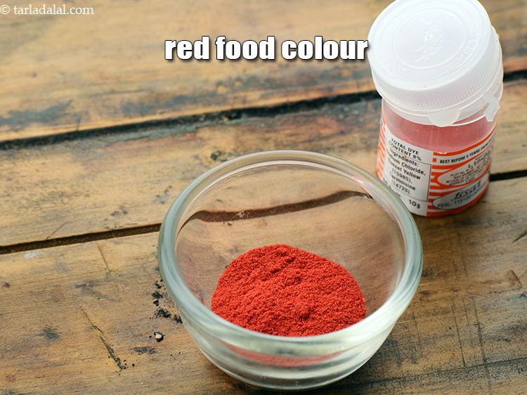 Step 13 – Adding red food colour is optional, you can skip it.
