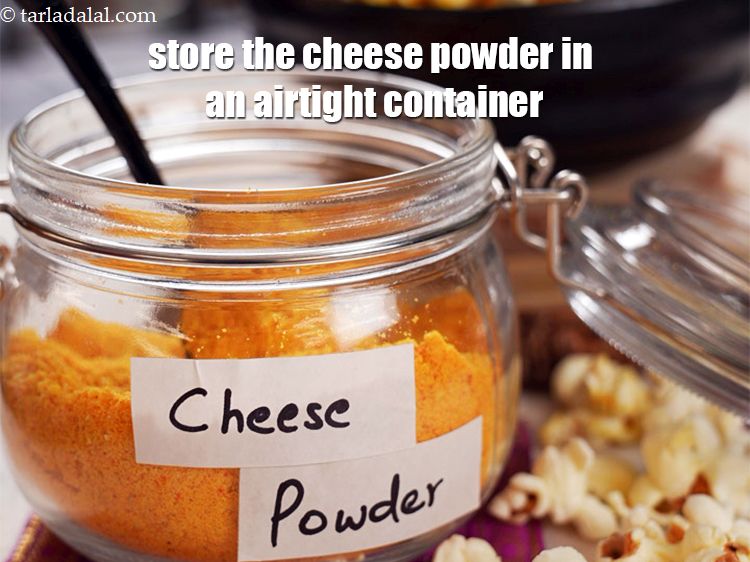 Step 15 – Store the cheese powder in an airtight container in cool dry place, keep away from …