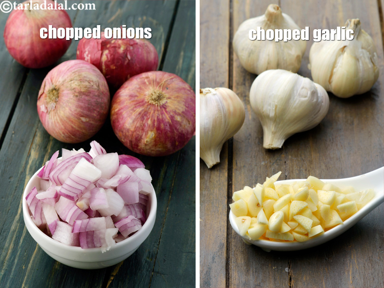 Step 28 – If you are not jain you can make use of finely chopped onions and finely …