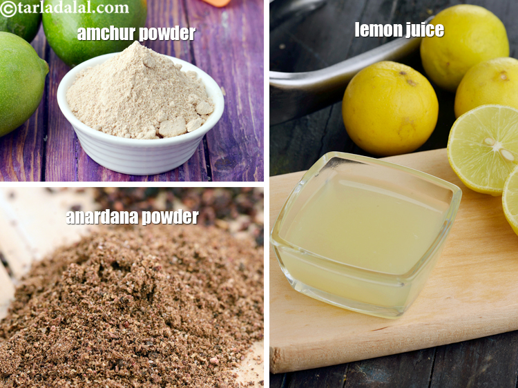 Step 39 – Chaat masala can be substituted&nbsp;with amchur powder, anardana powder or lemon juice.