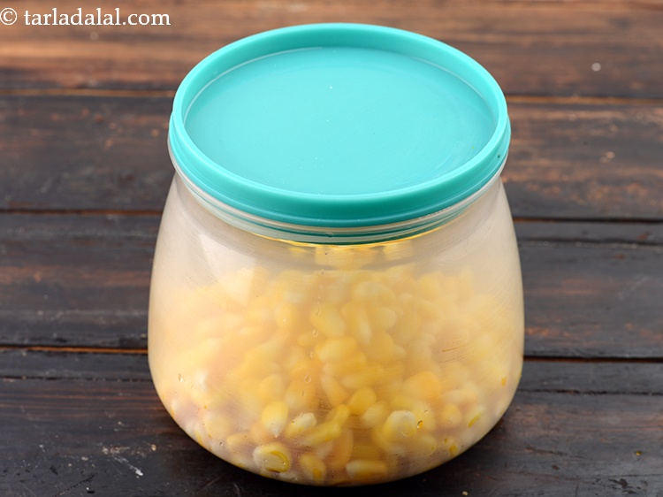 Step 10 – You can store the corn kernels in an air-tight container and it will lasts for …