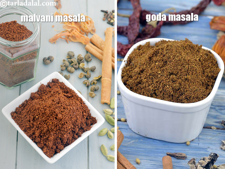 Step 43 – If you enjoy a&nbsp;spicy sabzi, you can add Malvani masala or goda masala.