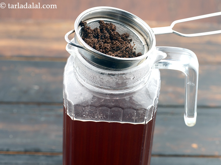 Step 17 – You can store this tea decoction in the refrigerator and use as required.