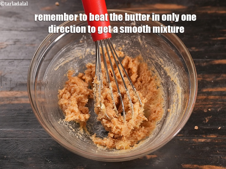 Step 19 – Remember to beat the butter in only one direction to get a smooth mixture.