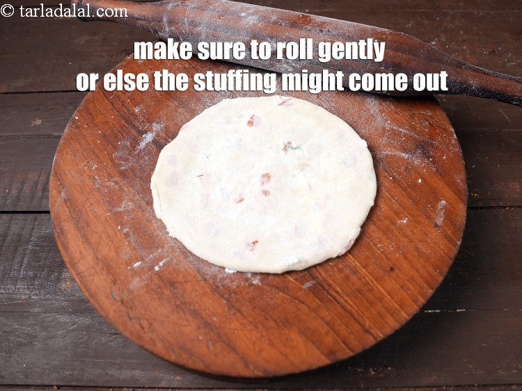 Step 30 – Make sure to roll gently or else the stuffing might come out.