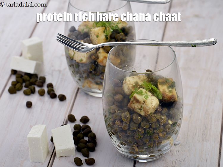 Step 35 – <strong>Protein rich</strong>&nbsp;<strong>hare chana chaat.&nbsp;</strong><meta charset="UTF-8" />Hara chana is a good source of protein as well …