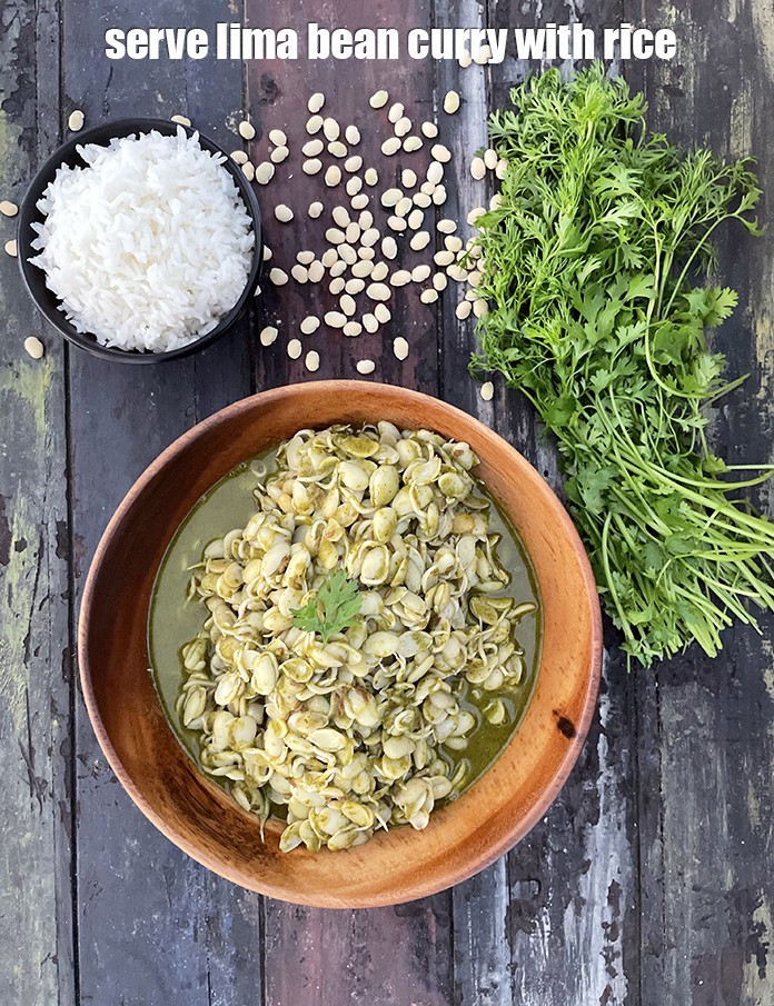 Step 29 – Serve&nbsp;<strong>healthy vegetable vaal dal&nbsp;</strong>with chawal. See <a href="https://www.tarladalal.com/how-to-cook-perfect-basmati-rice-in-a-pan-or-pot-indian-style-33068r">how to cook perfect basmati rice in a …