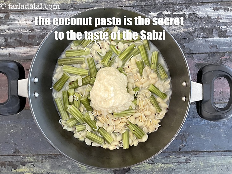 Step 35 – The secret to the super taste of the <meta charset="UTF-8" /><strong>vaal sajjan ki phalli sabji&nbsp;</strong> …