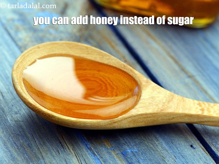 Step 15 – You can add honey instead of sugar.