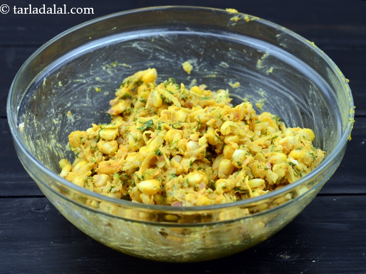 Step 22 – You can store the fritters mixture in the fridge for a day or so and …