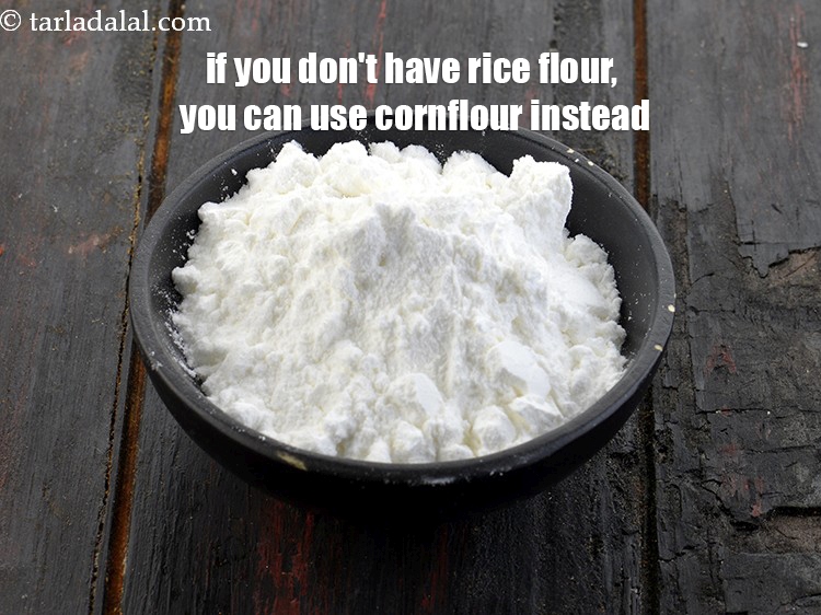 Step 19 – If you don't have rice flour, you can use cornflour instead.