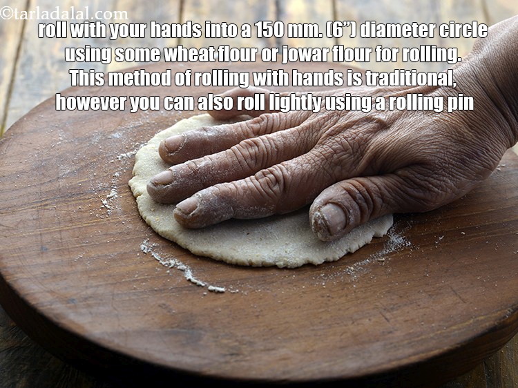 Step 21 – <meta charset="UTF-8" />Roll with your hands into a 150 mm. (6&rdquo;) diameter circle using some …