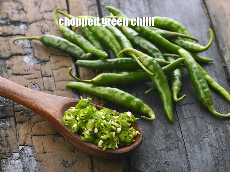 Step 20 – Chilli powder can be replaced with green chillies.