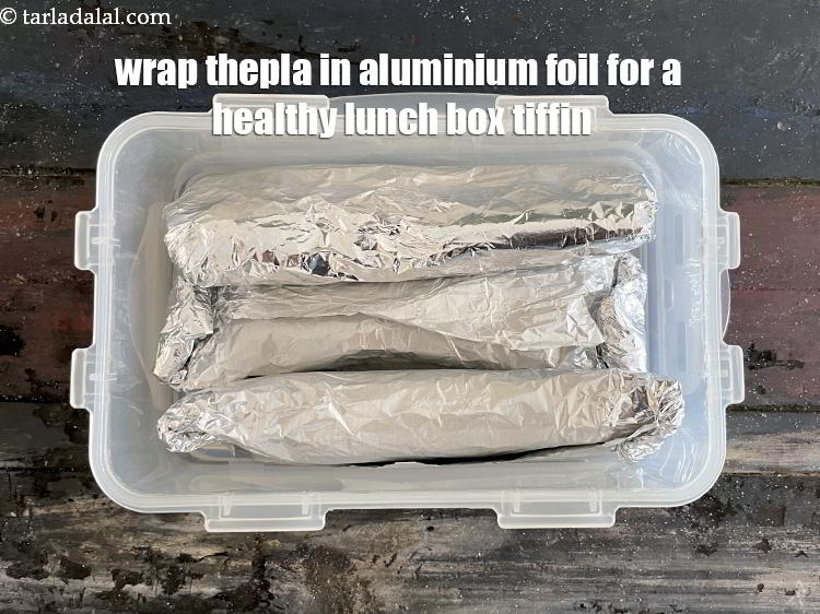 Step 37 – Your <strong>thepla paneer wrap | &nbsp;thepla paneer veg wrap&nbsp;| healthy cauliflower thepla paratha |</strong> can …