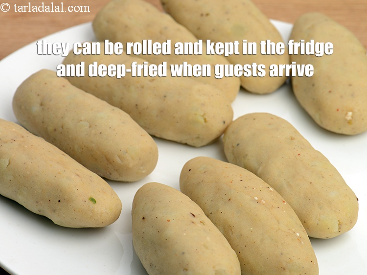 स्टेप 35 – इन्हें रोल करके फ्रिज में रखा जा सकता है और …