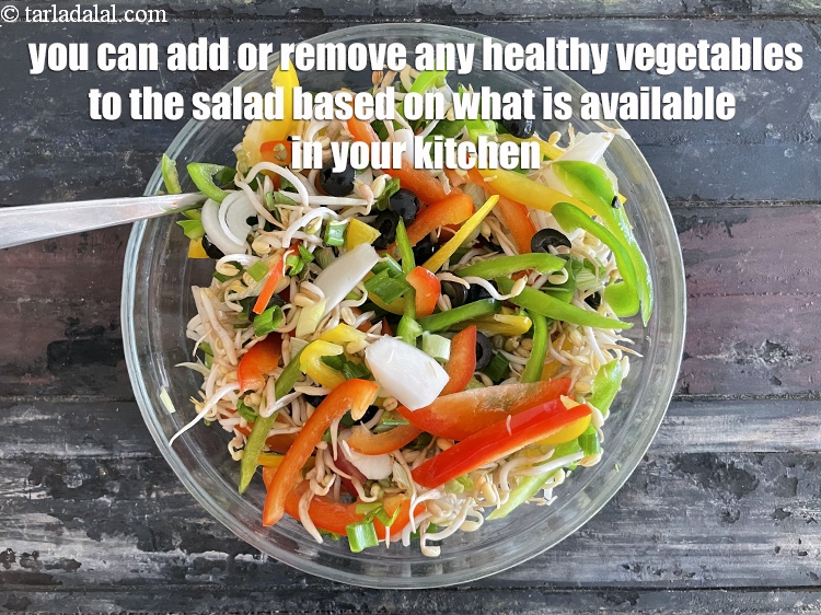 Step 27 – <em>&nbsp;You can add or remove any healthy vegetables to the salad based on what is …
