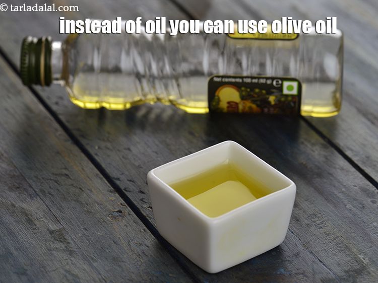 Step 26 – Instead of oil you can use olive oil.