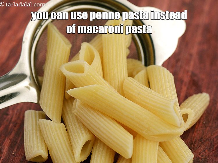 Step 17 – You can use penne pasta instead of macaroni pasta to make this salad.