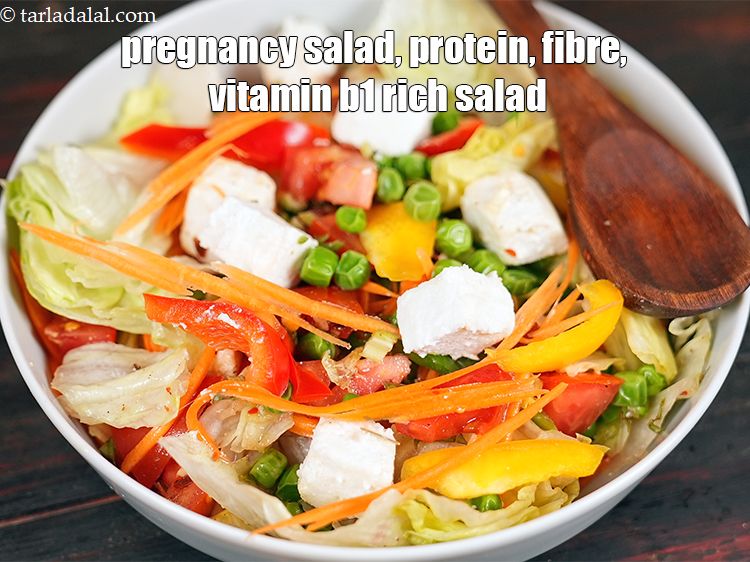 Step 26 – <strong>pregnancy salad,&nbsp;protein, fibre, vitamin b1 rich salad&nbsp;</strong>