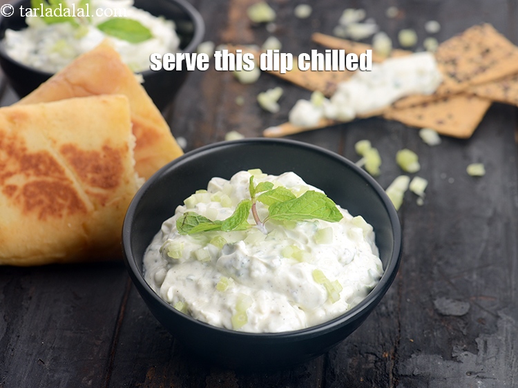 Step 14 – Serve <strong>khyar bi laban | Lebanese cucumber yogurt salad | Middle Eastern yogurt sauce (laban) …