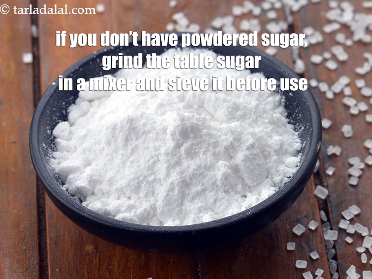Step 14 – If you don&rsquo;t have powdered sugar, grind the table sugar in a mixer and sieve …
