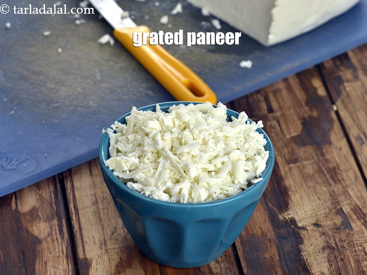 Step 41 – Instead of potatoes, you can use grated paneer.&nbsp;