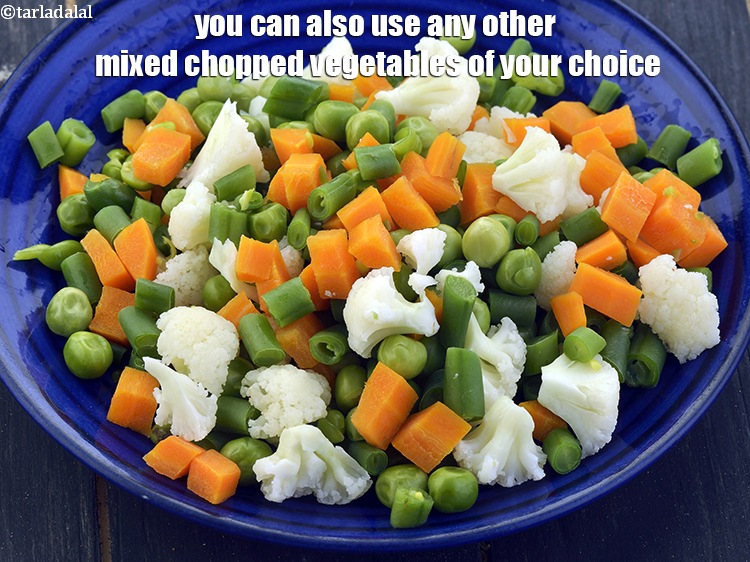 Step 31 – You can also use any other mixed chopped vegetables of your choice.