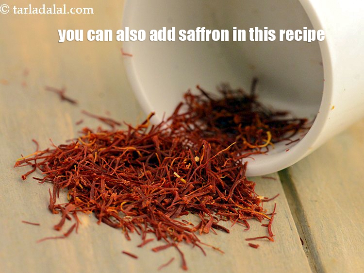 Step 20 – You can also add saffron in this recipe.