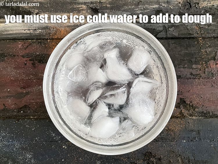 Step 30 – <meta charset="UTF-8" /> <strong>You must use icecold water to add to dough.</strong>&nbsp;<br /> &nbsp;