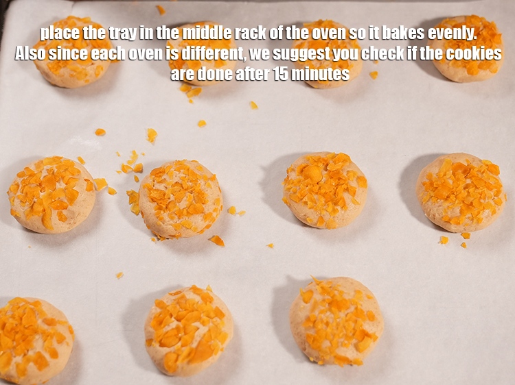 Step 21 – Place the tray in the middle rack of the oven so it bakes evenly. Also …