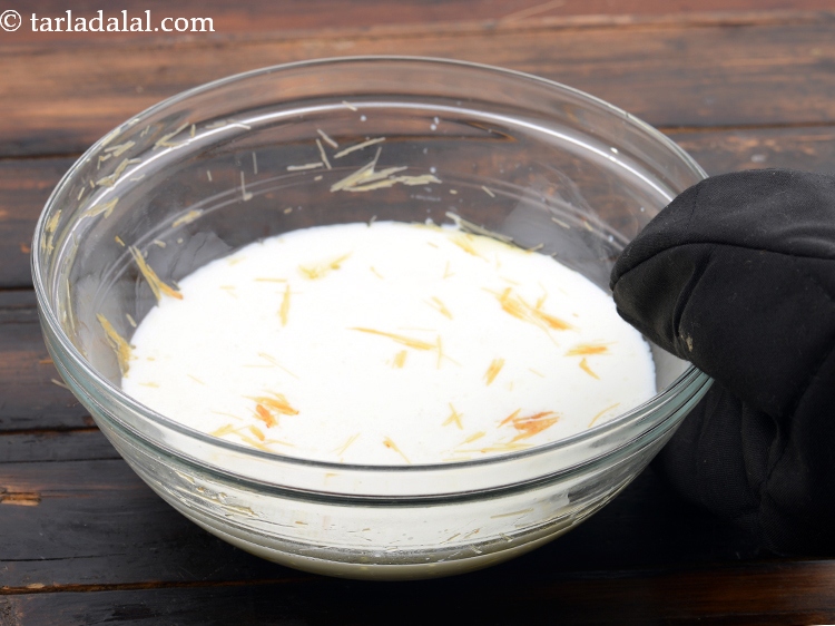 Step 22 – Always use gloves to handle the microwave safe bowl to prevent your fingers from burning. …