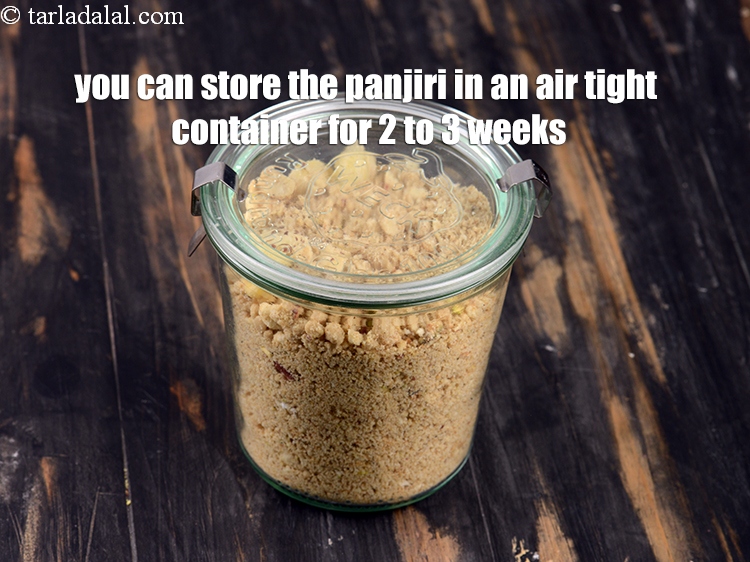 Step 41 – You can store the panjiri in an air tight container for 2 to 3 weeks.
