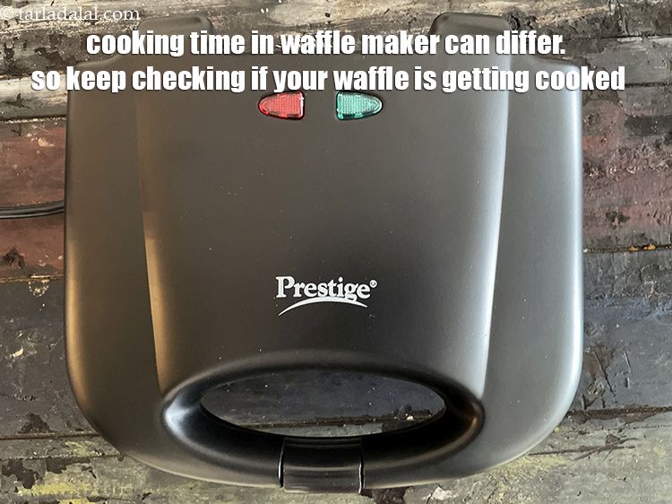 Step 36 – <meta charset="UTF-8" />Cooking time in waffle maker can differ. So keep checking if your waffle …