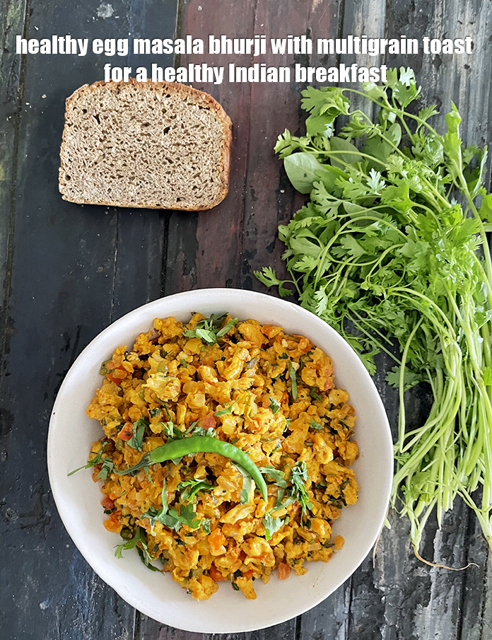 स्टेप 32 – एक स्वस्थ भारतीय नाश्ता बनाने के लिए <strong>अंडा मसाला भुर्जी …
