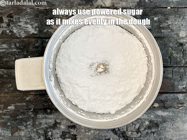 Step 28 – <meta charset="UTF-8" />Add&nbsp;1/2 cup powdered&nbsp;sugar. We are using powdered sugar as this will spread evenly …