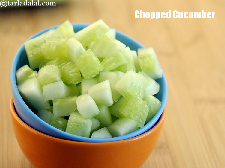 Step 34 – You can also add Cucumber as a topping with onions and tomatoes.