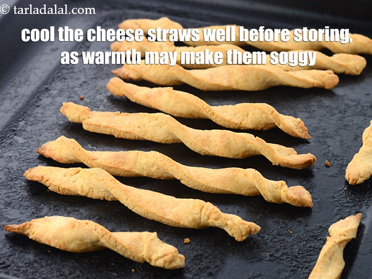 Step 22 – Cool the cheese straws well before storing, as warmth may make them soggy.