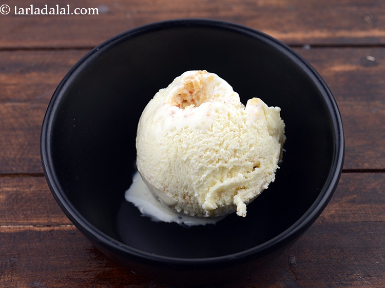 Step 53 – The butterscotch&nbsp;ice cream without whipped cream starts melting&nbsp;instantly, so remember to serve it immediately after …