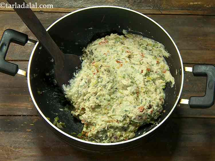 Step 14 – Finally add the prepared hummus to the veggies and mix well till evenly mixed. The …