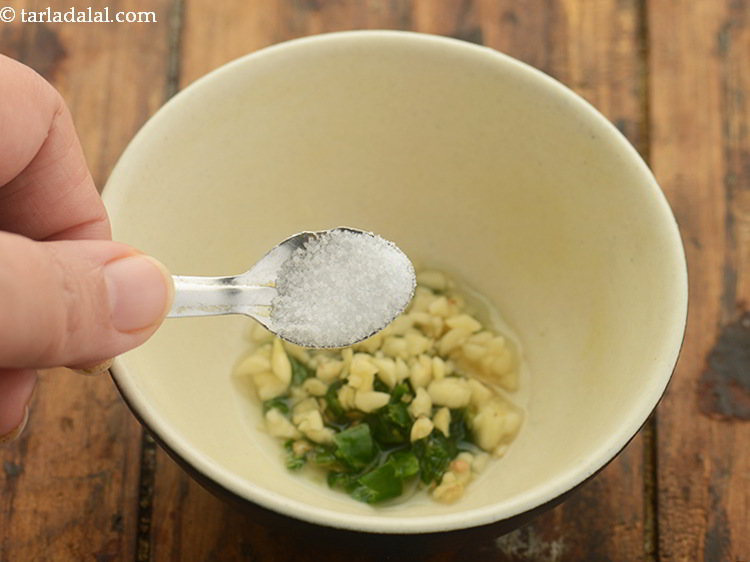 Step 13 – Add salt as per taste.