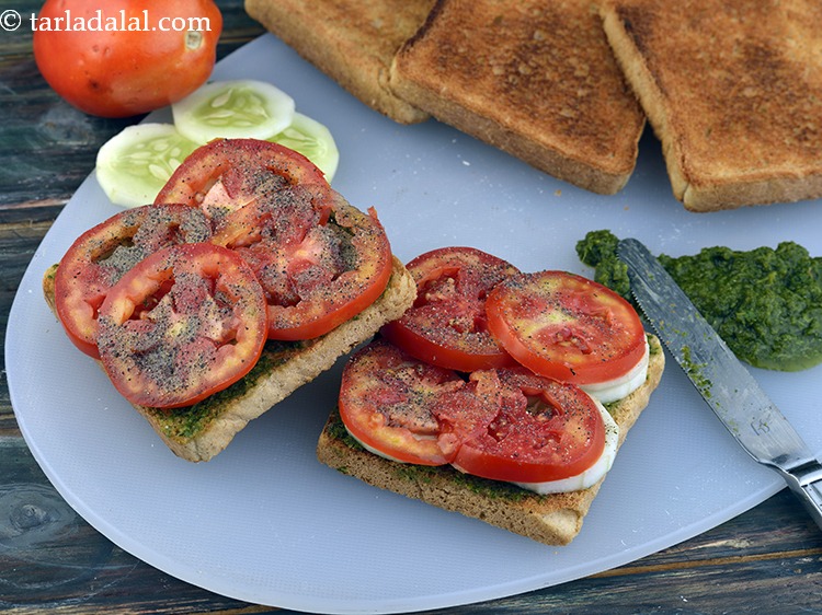 Step 17 – Repeat step 1 to 6 make 3 more&nbsp;<strong>tomato and cucumber open sandwiches | cucumber and …