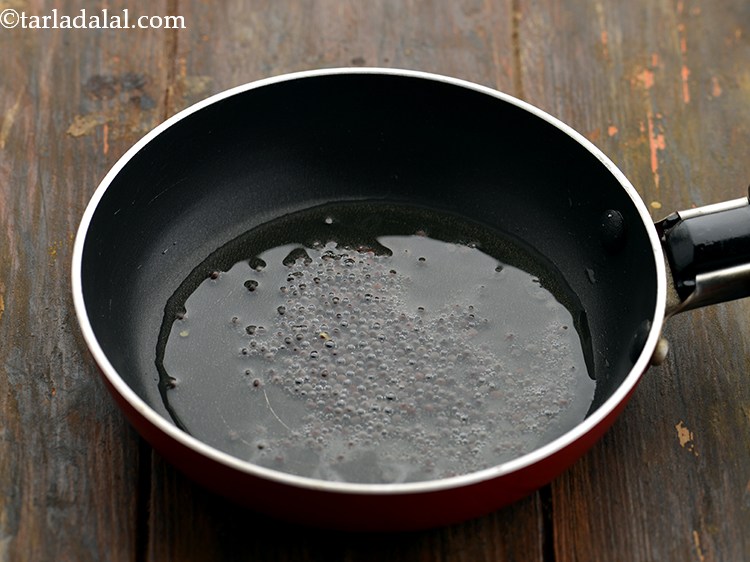 स्टेप 20 – सरसों डालें।