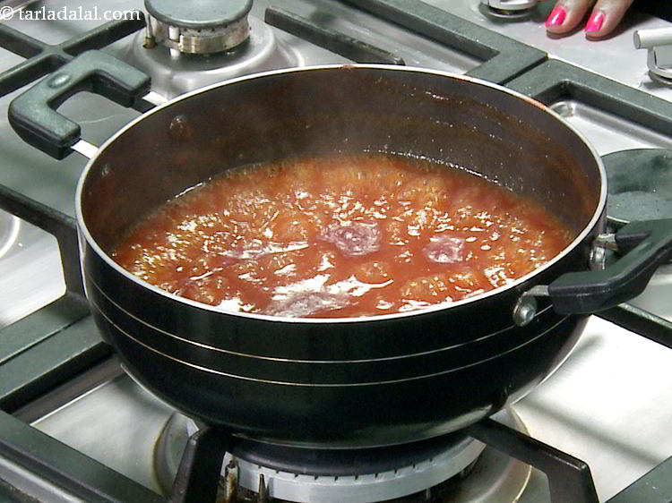 Step 22 – After 11 minutes, you can see now it has thickened a little but, it is …