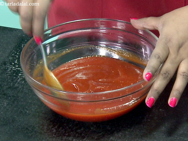 Step 26 – Mix well and store the <strong>tomato sauce</strong> in an air-tight container in the refrigerator. You …