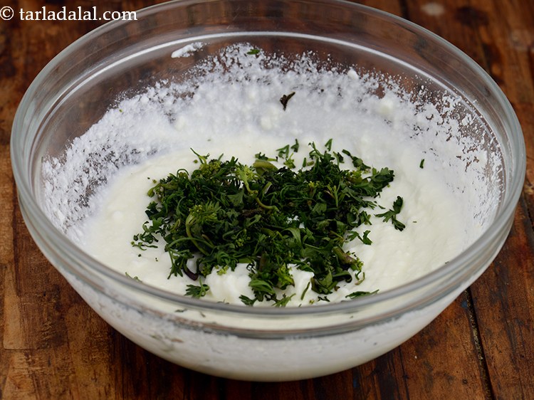 Step 9 – Add coriander for freshness.&nbsp;