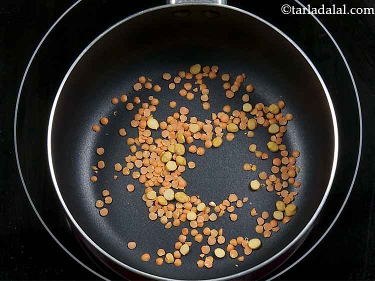 Step 2 – Add the chana dal to the pan. Adding chana dal thickens the rasam and also …